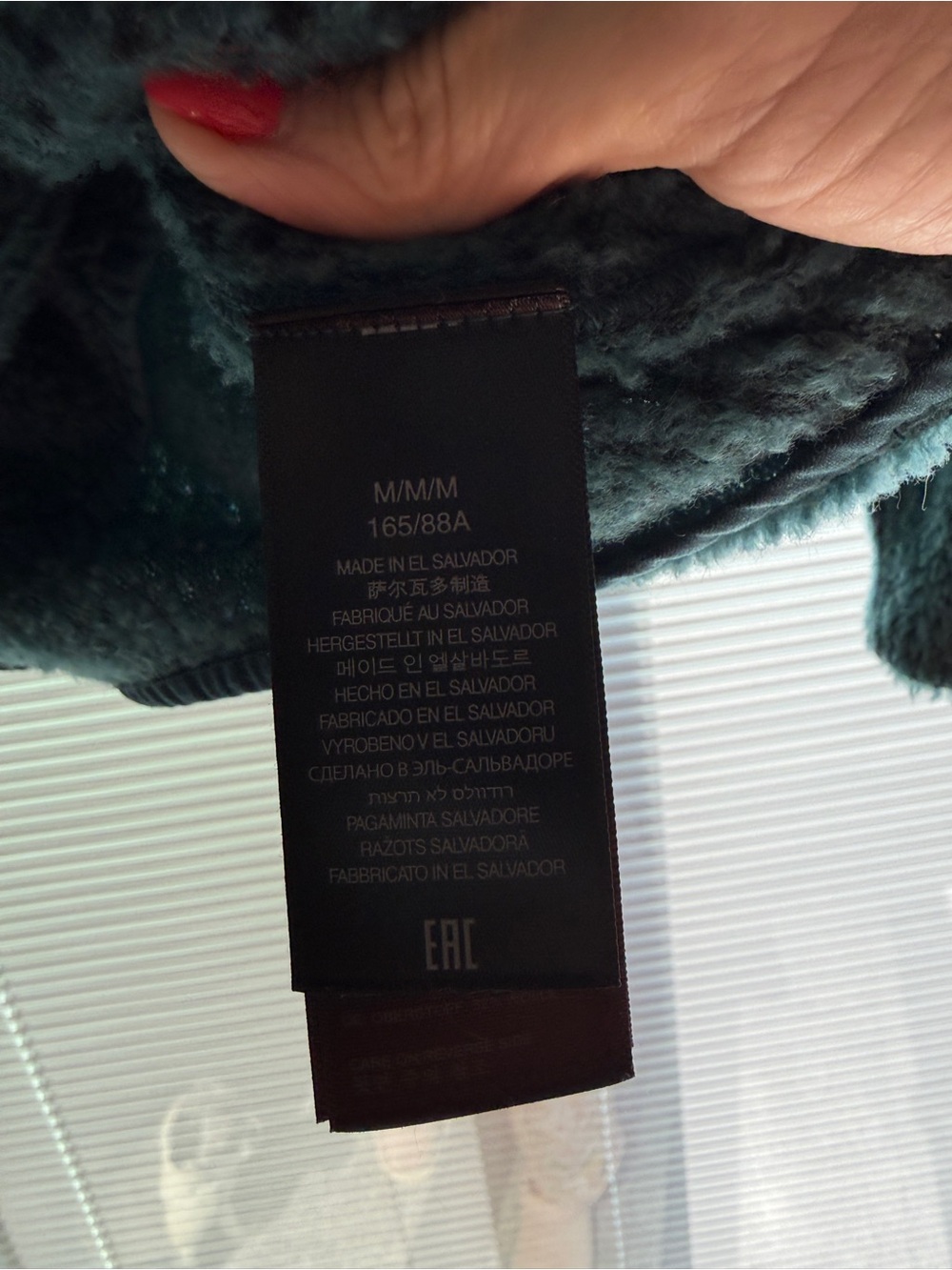 Marmot Orsa Teal Polartec Hooded Pullover - Picture 4 of 6